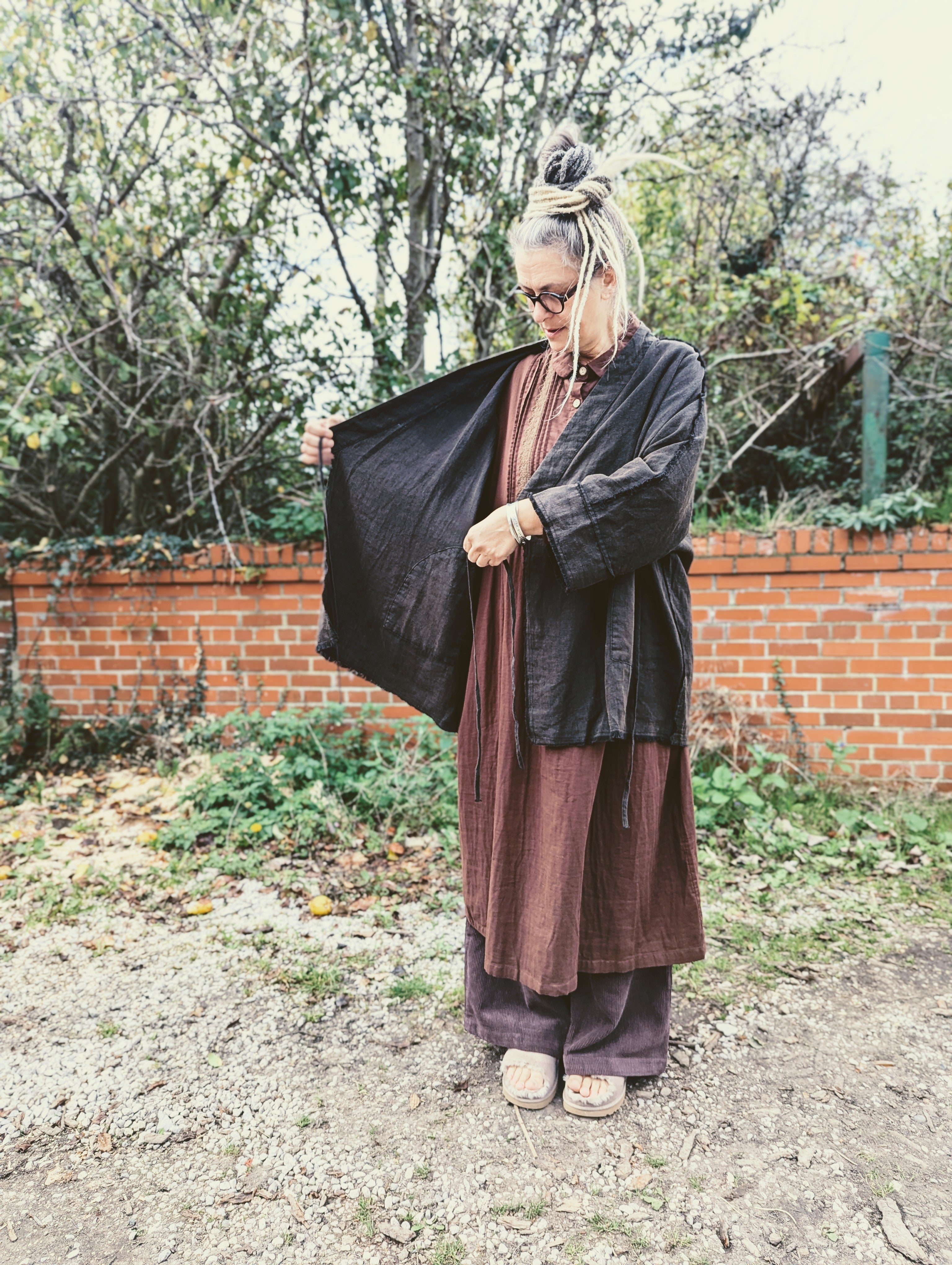 linen wrap jacket