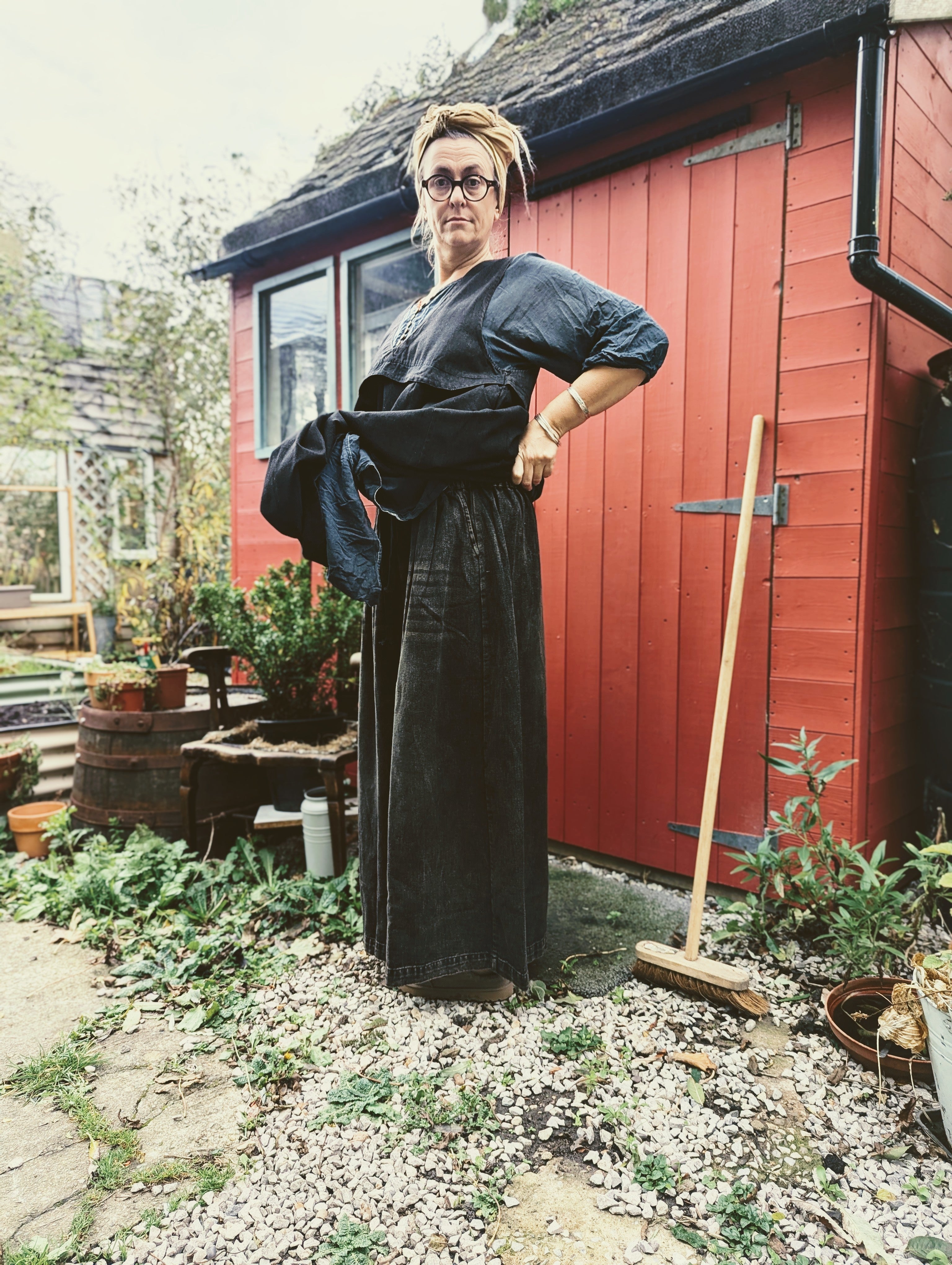 big denim goth pants