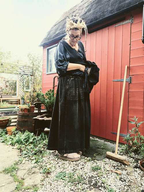 big denim goth pants