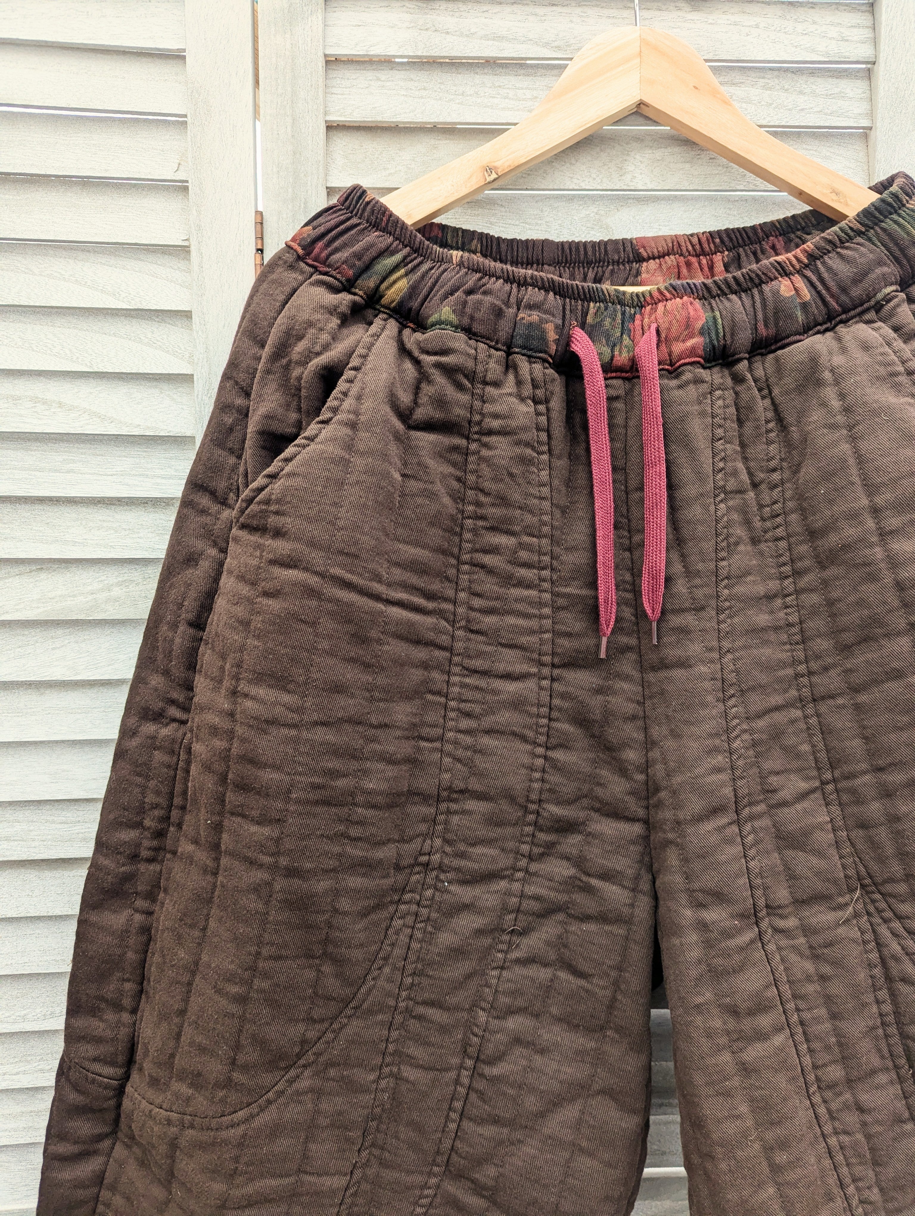 the 'little pixie' quilted pants