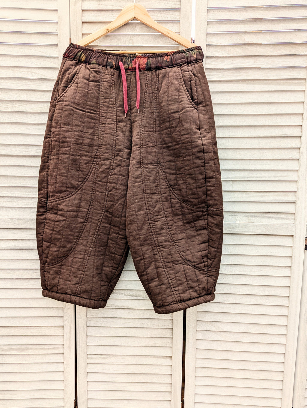 the 'little pixie' quilted pants
