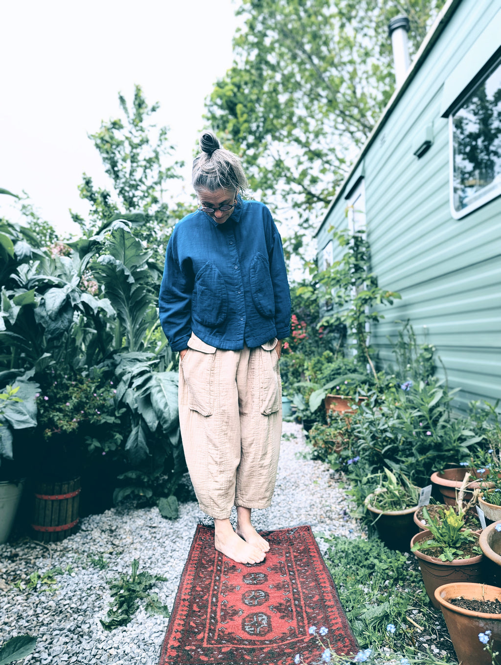 cotton pocket pants