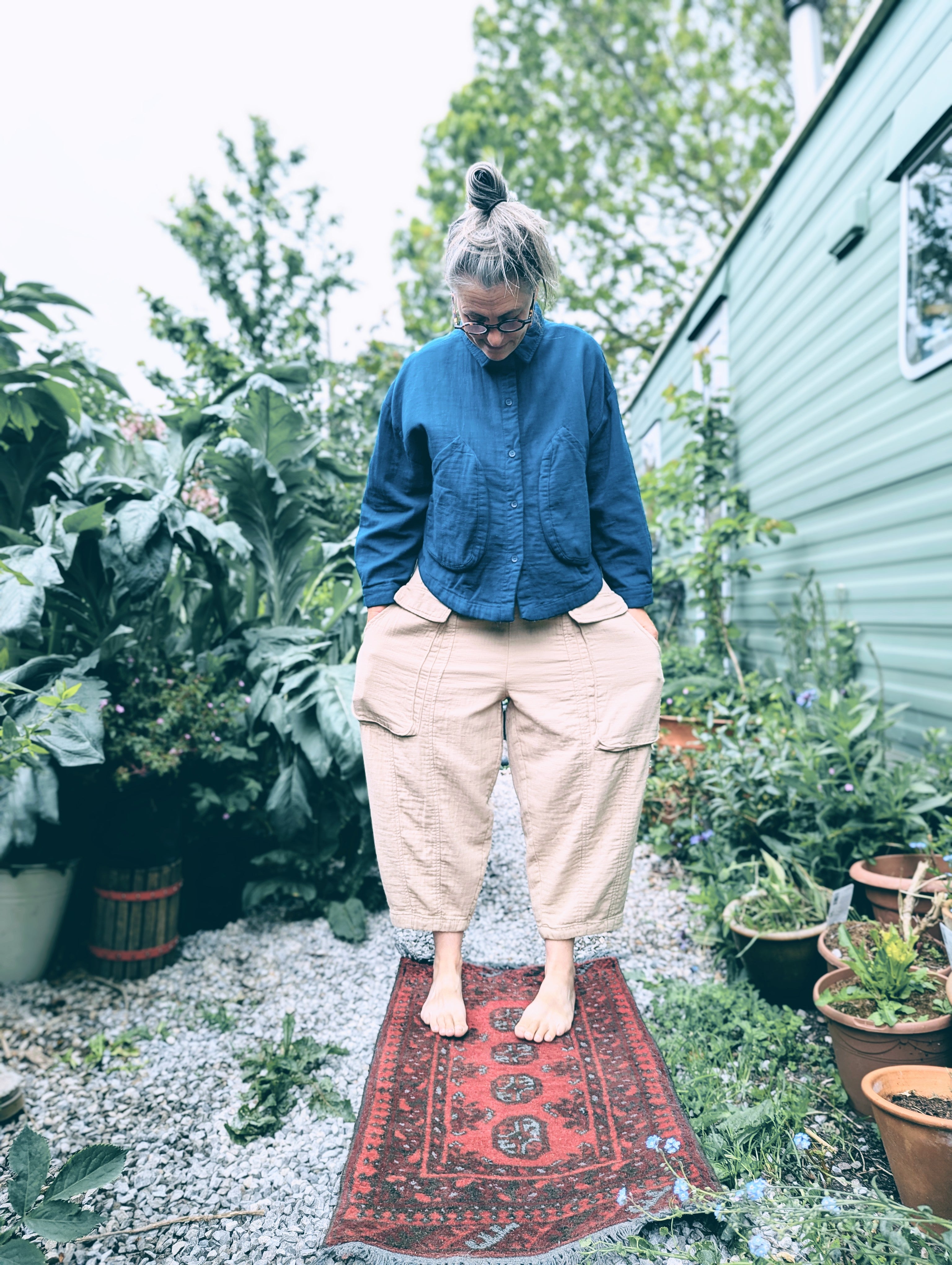 cotton pocket pants