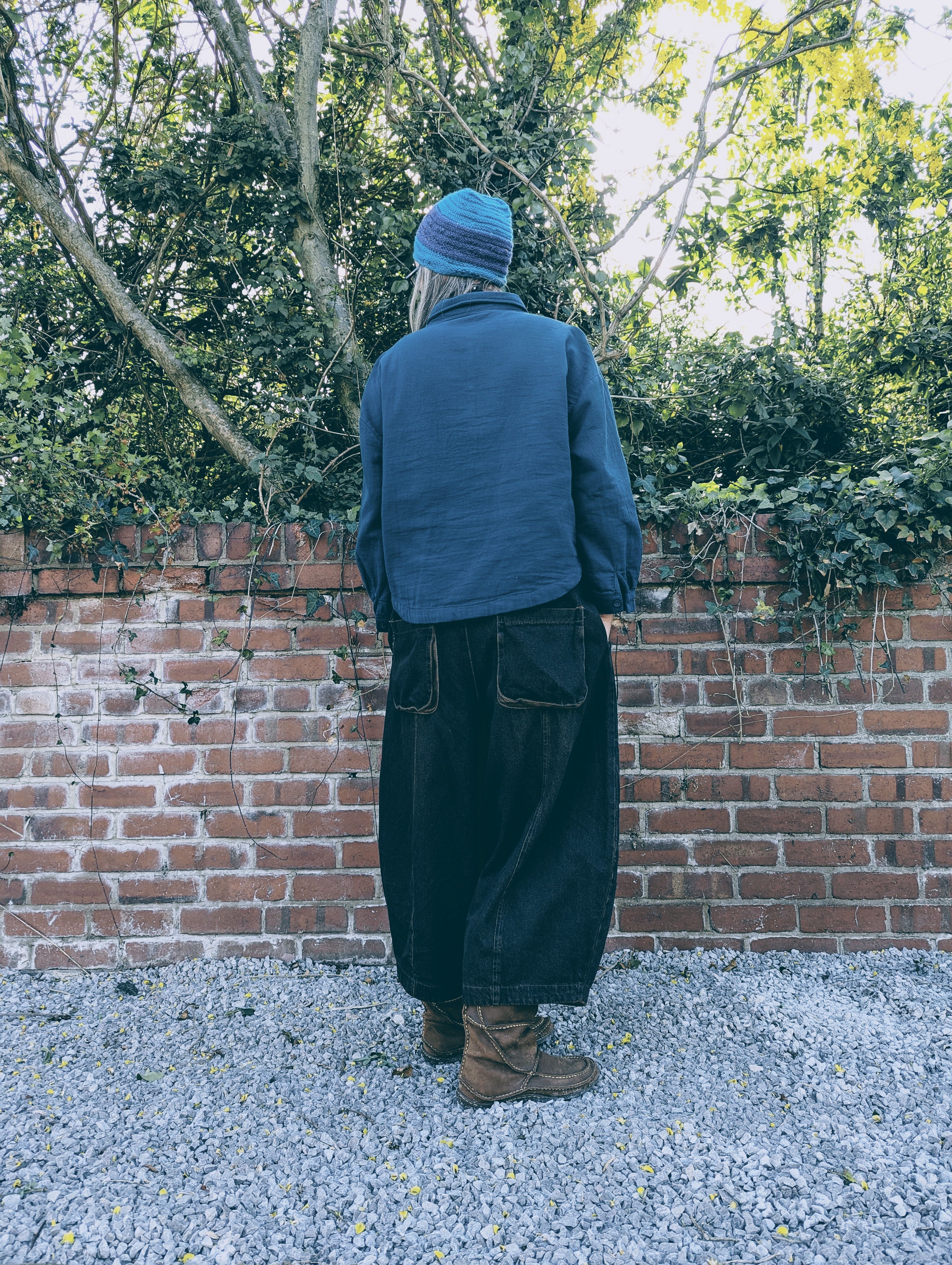 denim pod pants