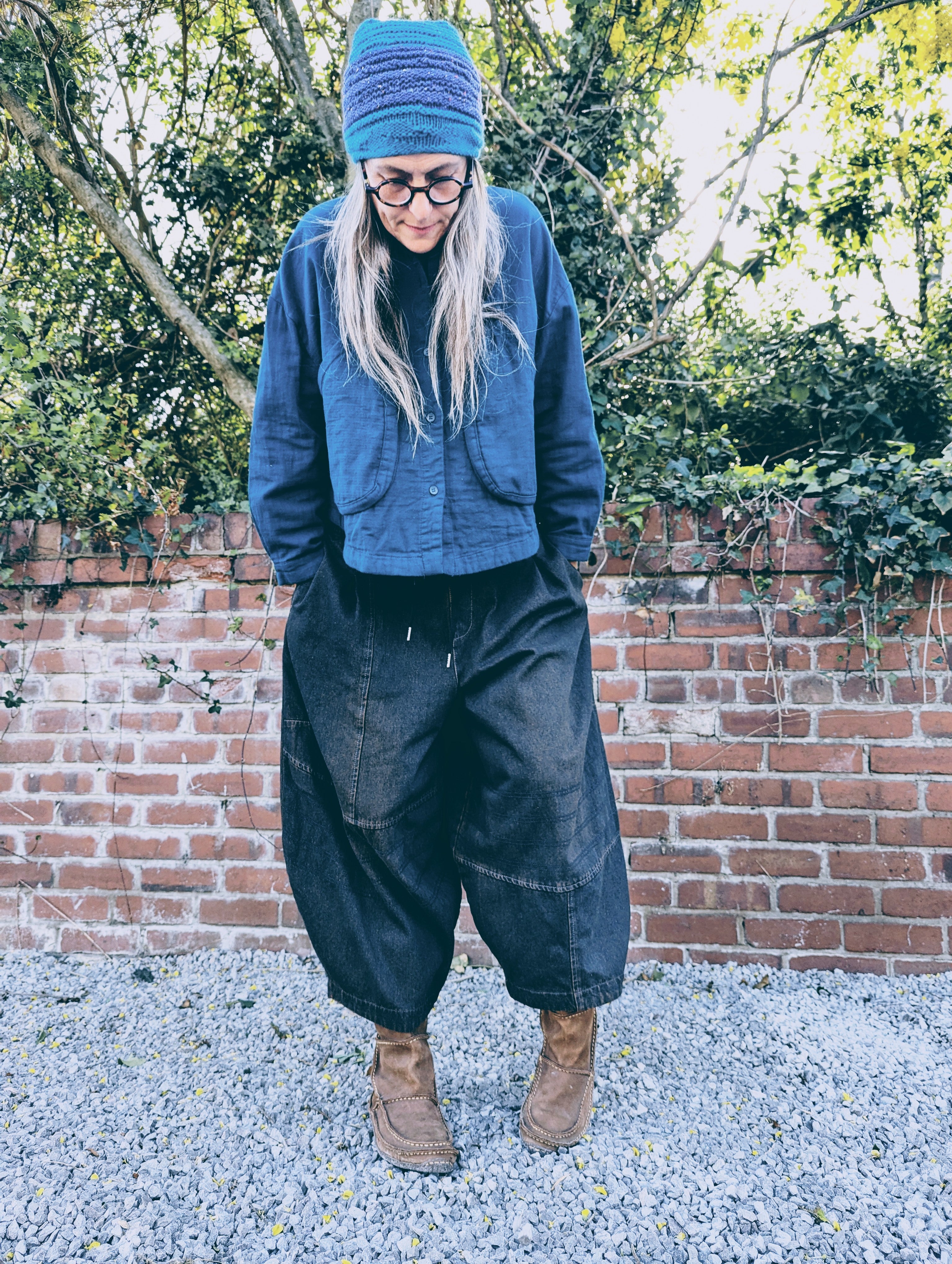 denim pod pants