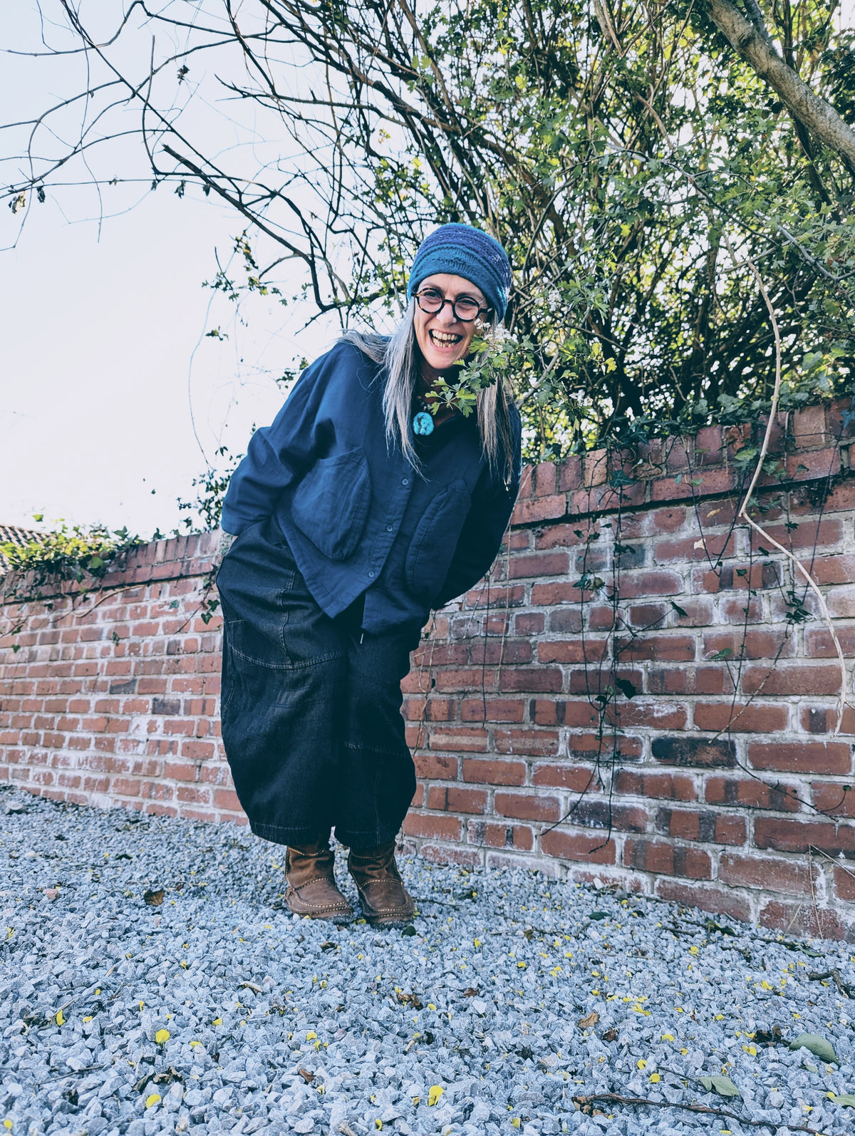 denim pod pants