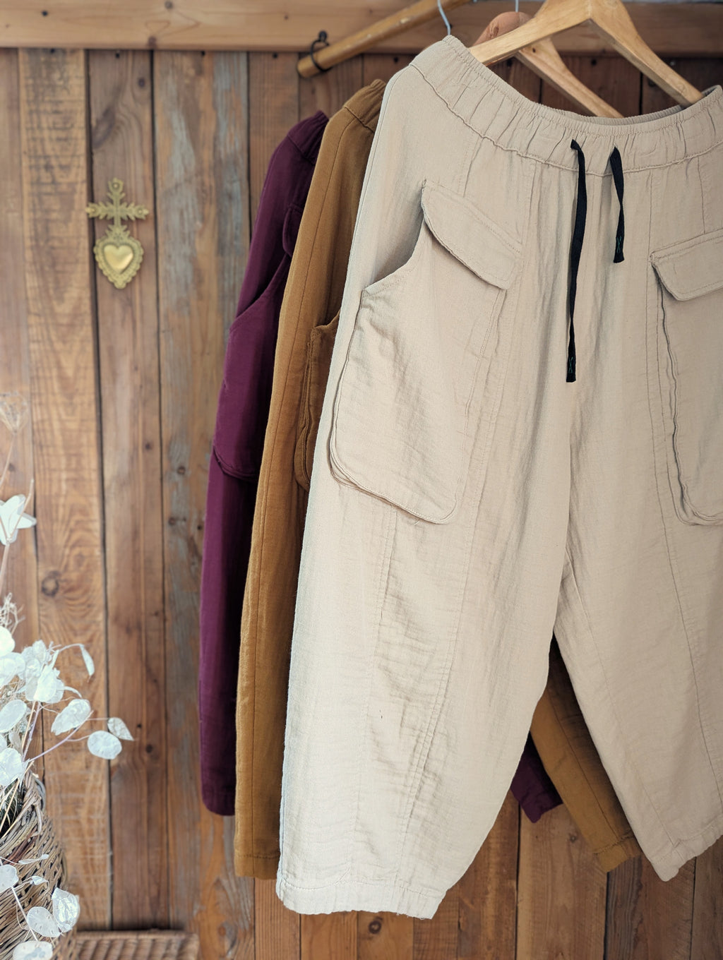 cotton pocket pants
