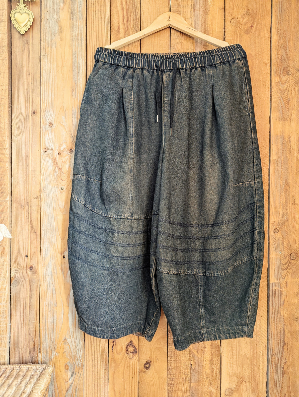 denim pod pants