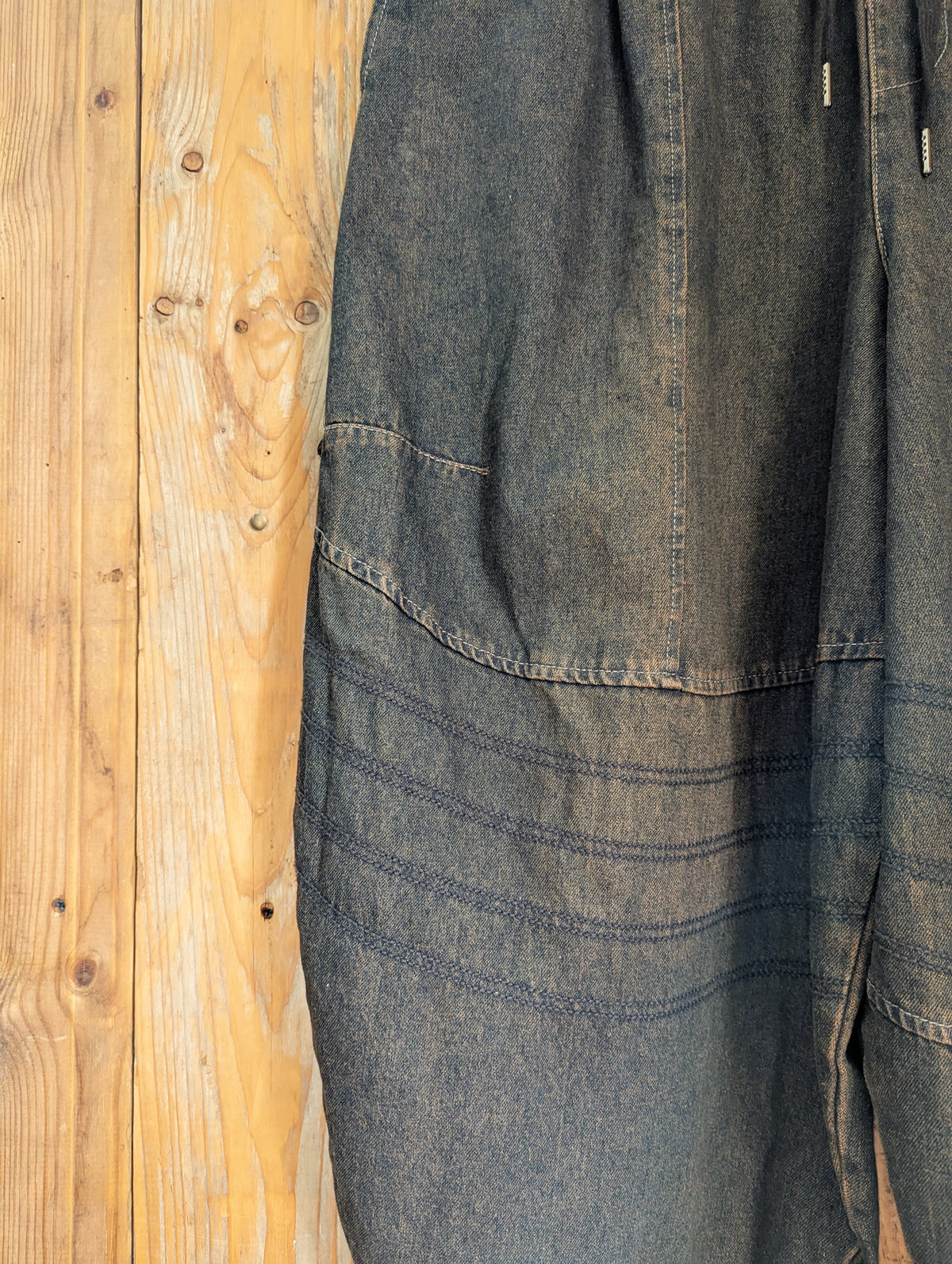 denim pod pants