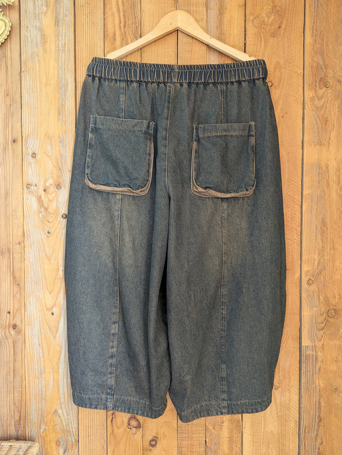 denim pod pants