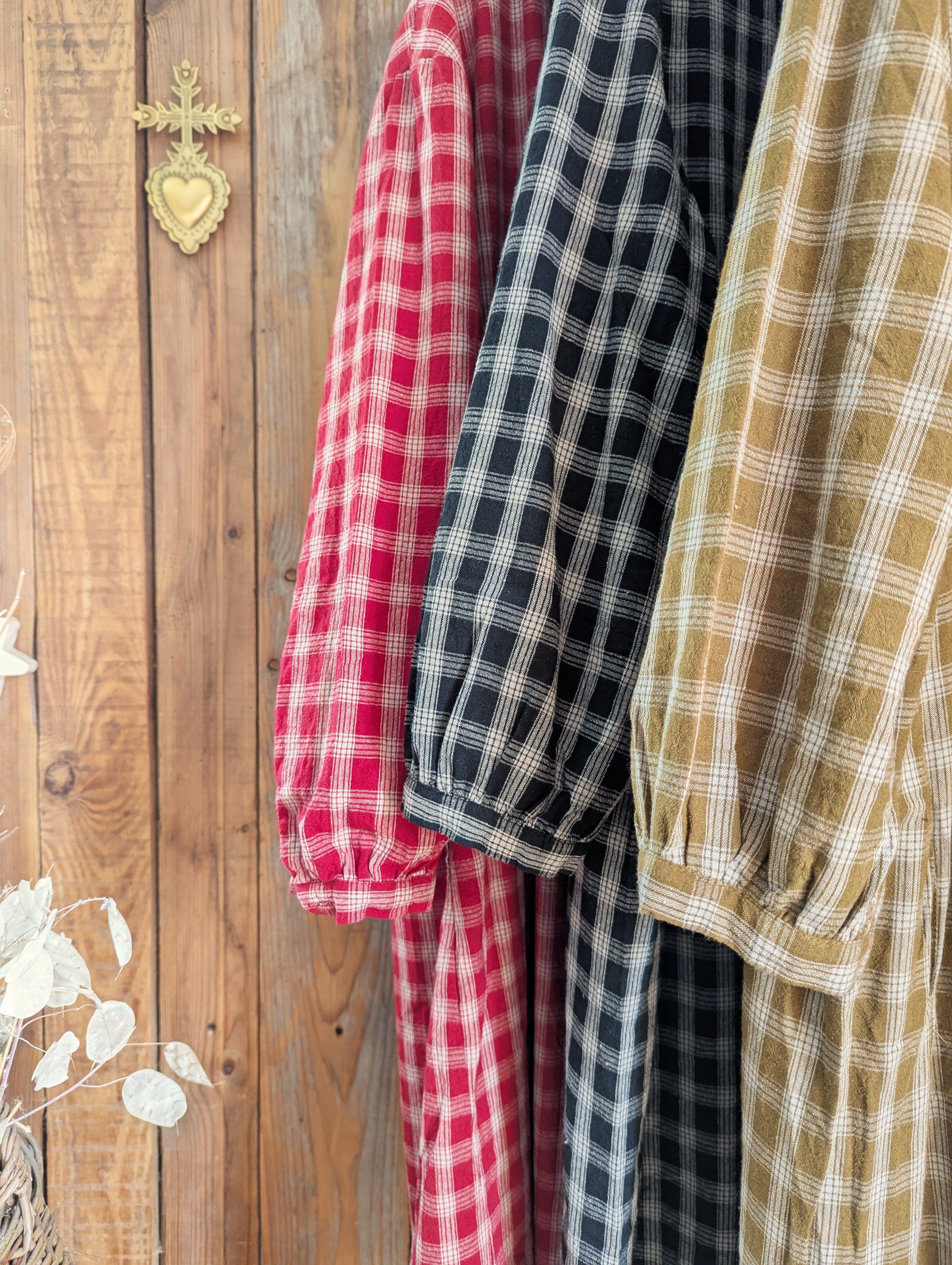 checkers shirt dress