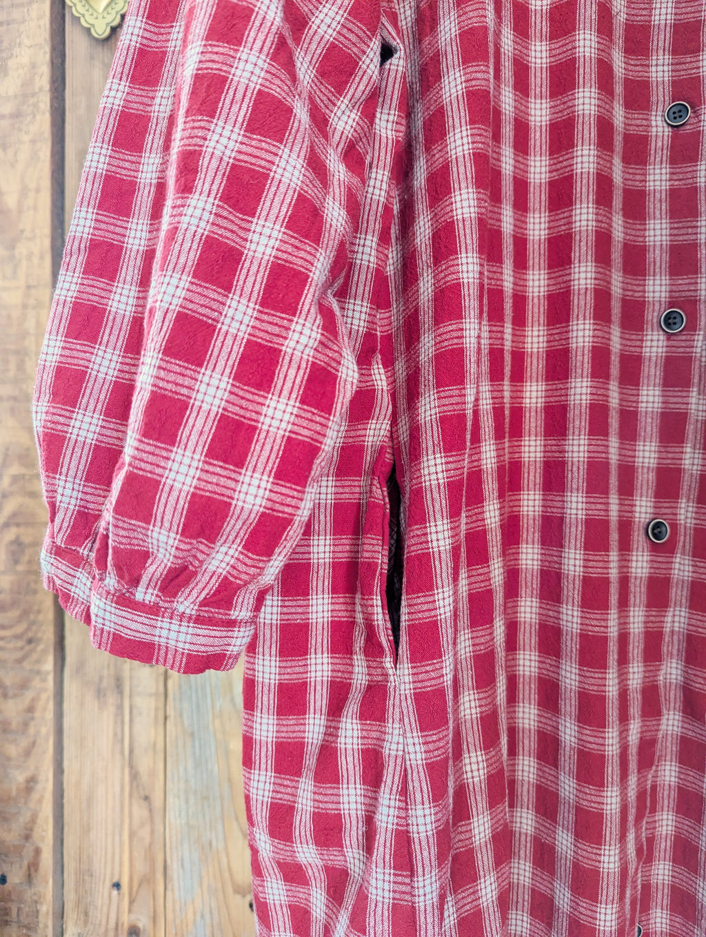 checkers shirt dress