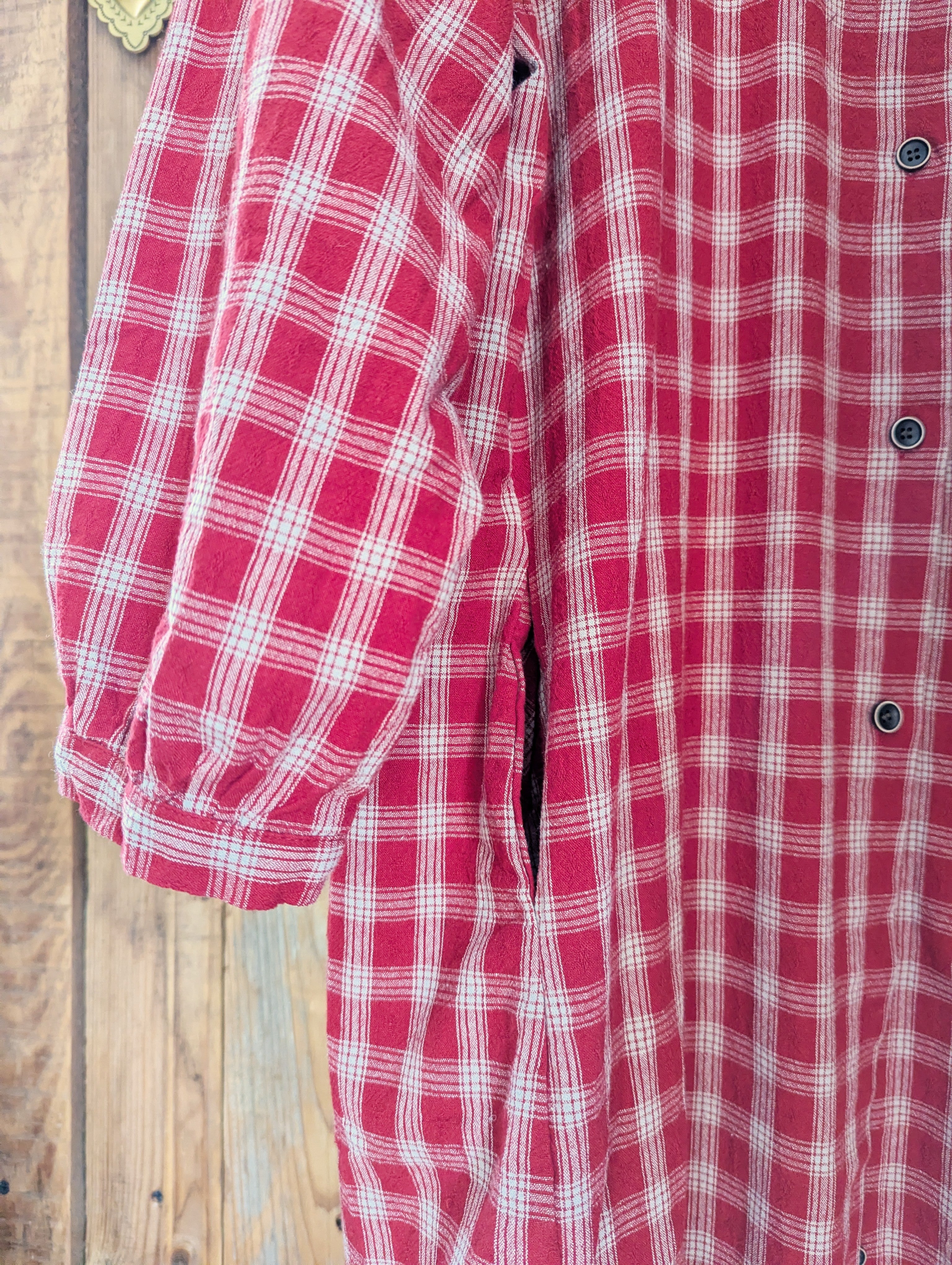checkers shirt dress