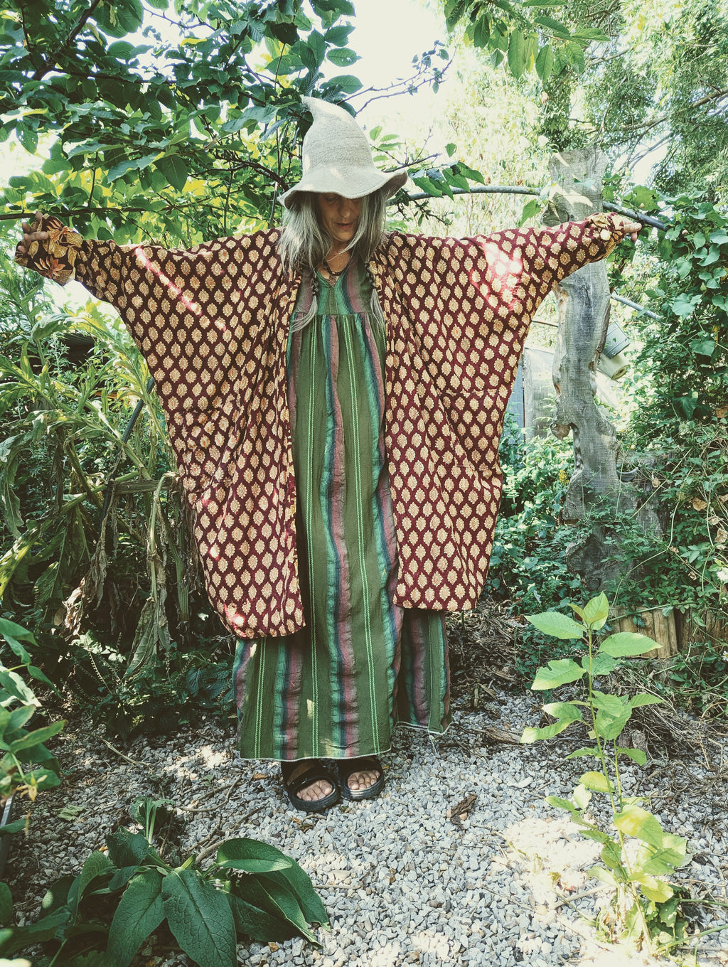 the 'green queen robe & dress' ensemble