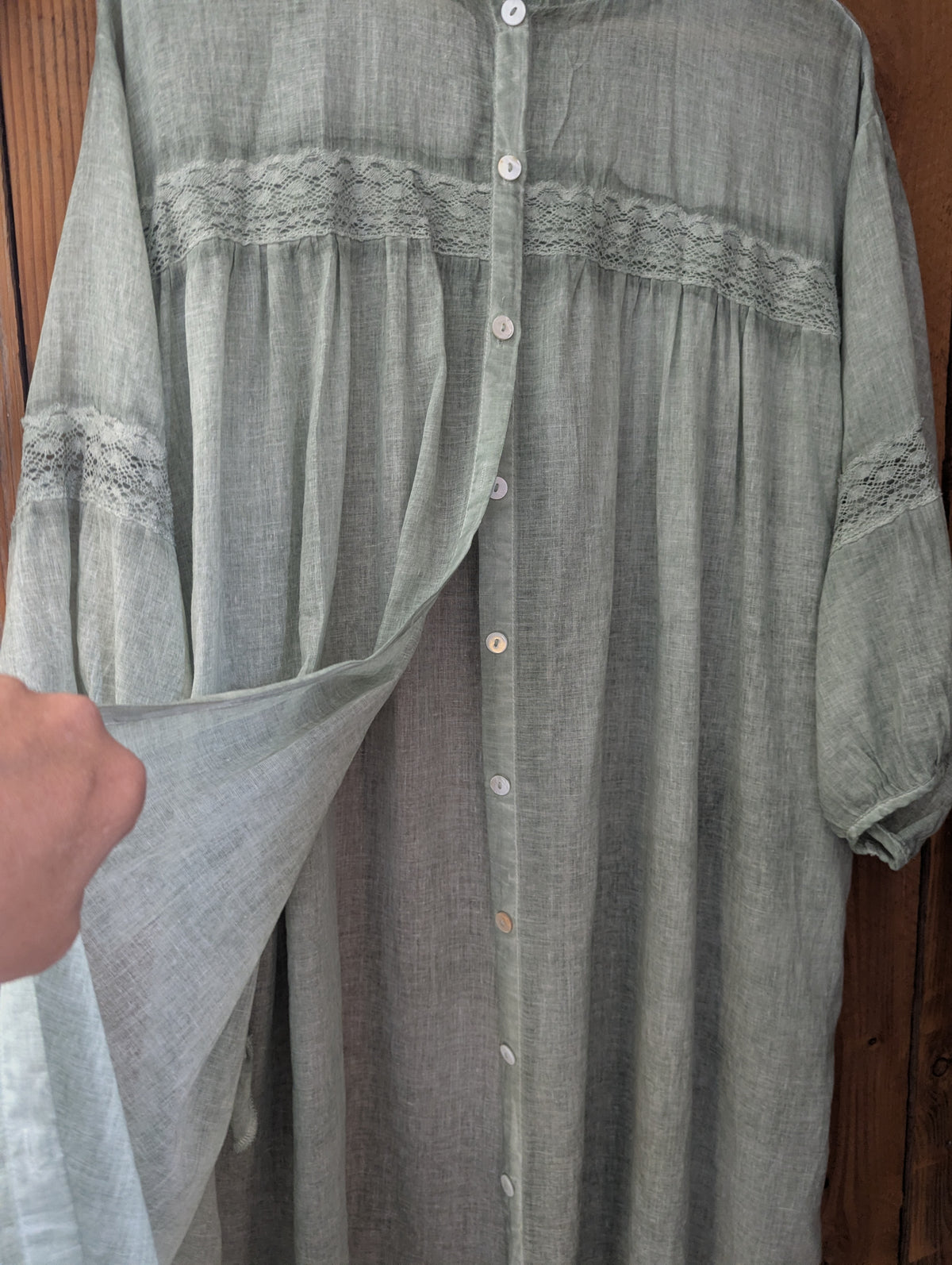 the 'nana' nightie coat